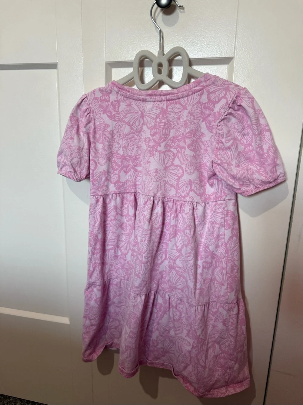 GAP Kids Pink butterfly short sleeve dress